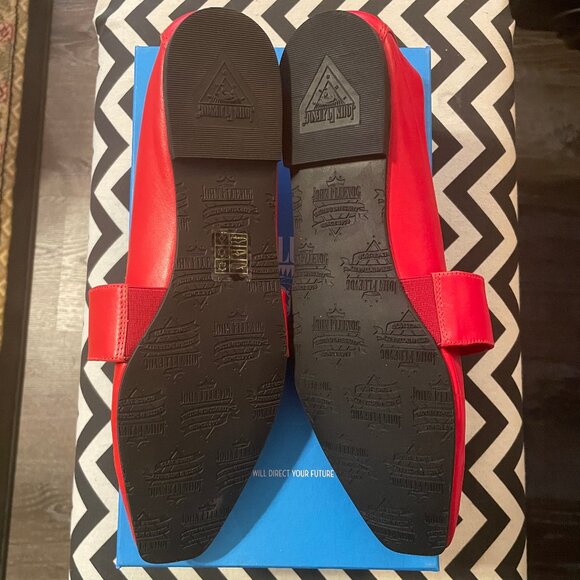 John Fluevog - Misty Slip-On Mary Jane Flats - Sz 9 - Picture 2 of 2